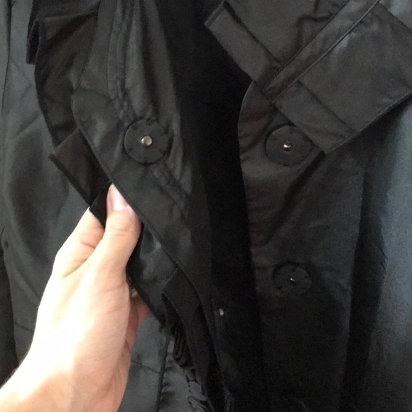 Thin black dress coat - Picture 4 of 7